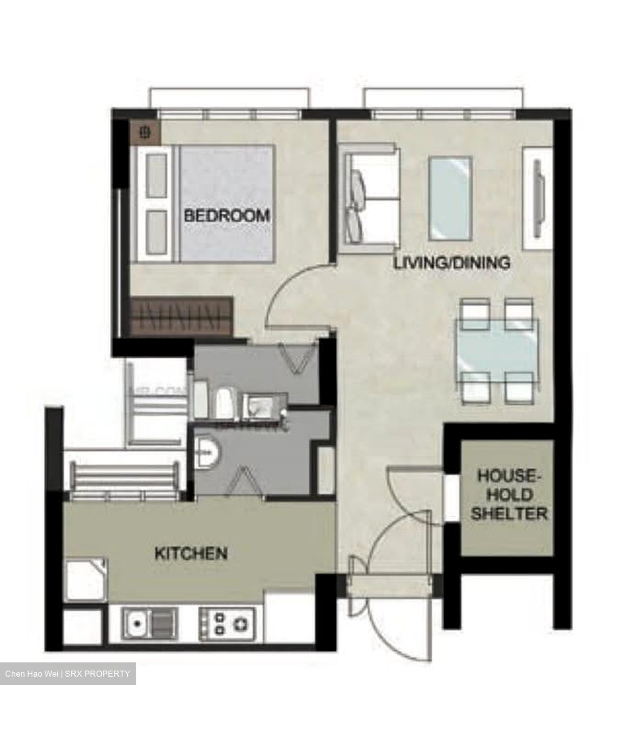 Blk 445B West Crest @ Bukit Batok (Bukit Batok), HDB 2 Rooms #615674511